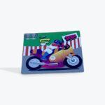 Wooden Motorcycle Puzzle