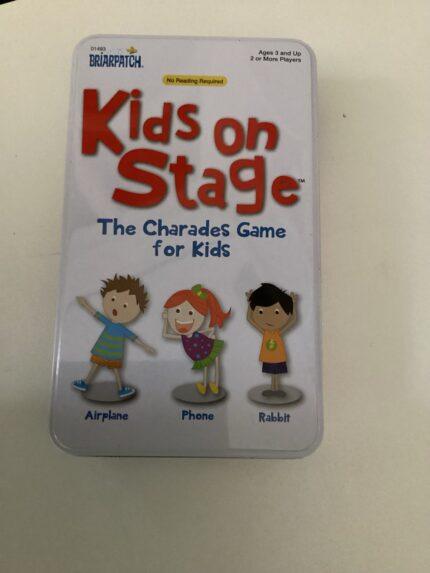 Kids on stage charades