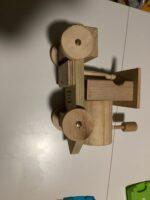 Handmade wooden pull apart train - Image 2