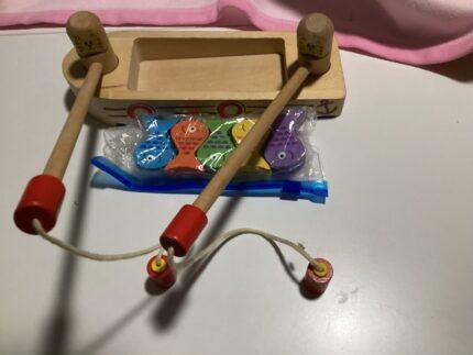 Fun factory wooden fishing game